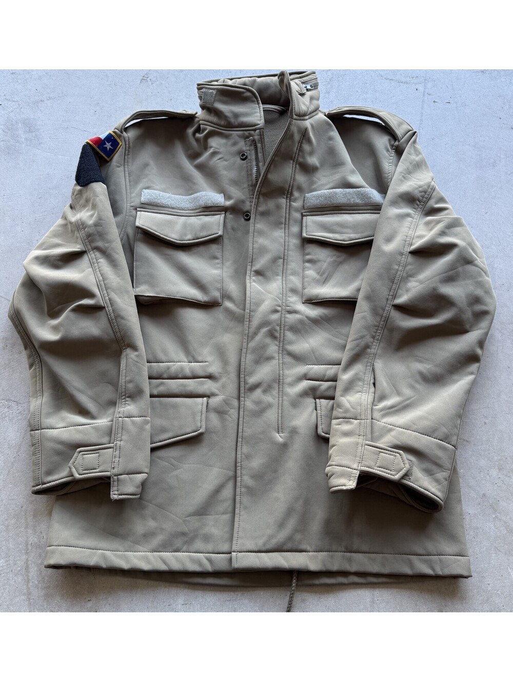 Rothco M-65 Field Jacket Mens XS Military Coat Fleece Lined Coyote Tan Texas